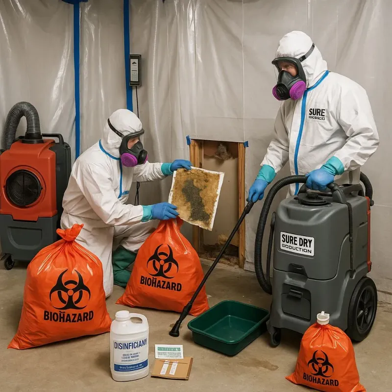 Contaminated Water Handling Protocols process in Minerva Park, OH